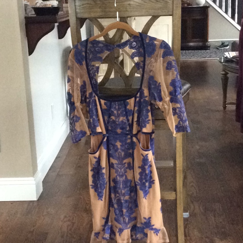 Blue Illusion Dress